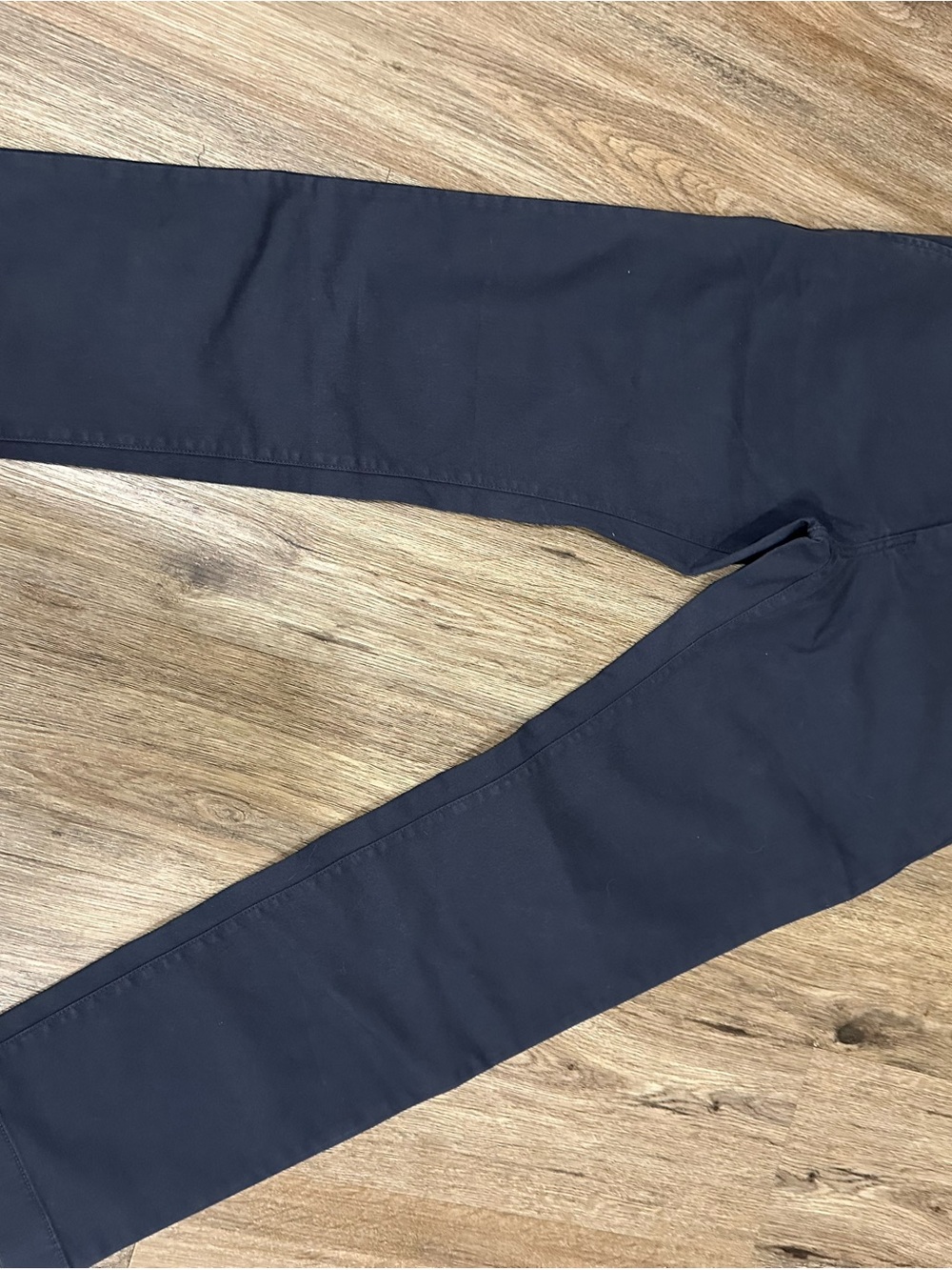 Treasure & Bond Men's Navy Straight-Leg Chino Pants